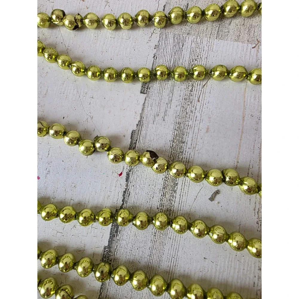 Vintage mercury glass green Garland 200
